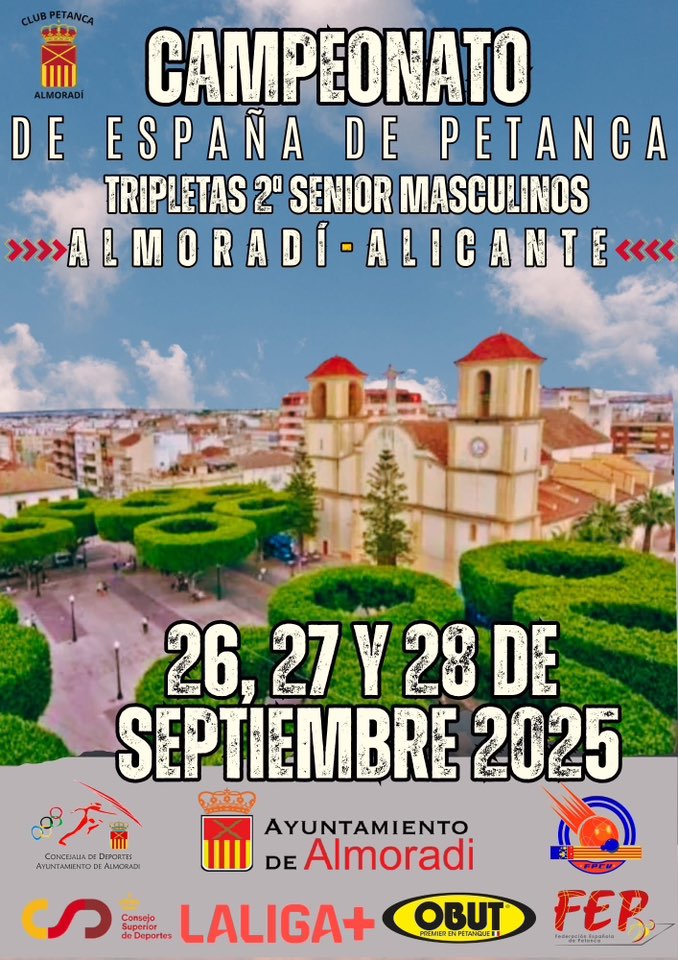 CAMPEONATO DE ESPAÑA TRIPLETAS MASCULINO SEGUNDA