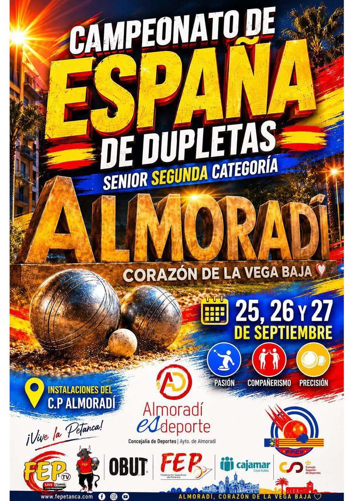 CAMPEONATO DE ESPAÑA DUPLETAS MASCULINO SEGUNDA